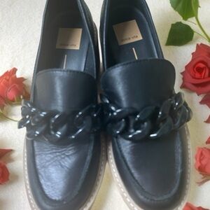 Dolce Vita Black Chain Loafers